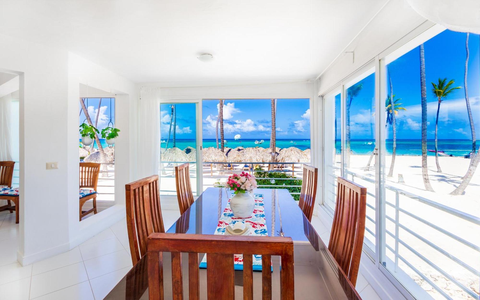 Prime Ocean View Punta Cana Apartments - 3-Bedroom Getaway With Private Terrace On Bavaro Beach المظهر الخارجي الصورة